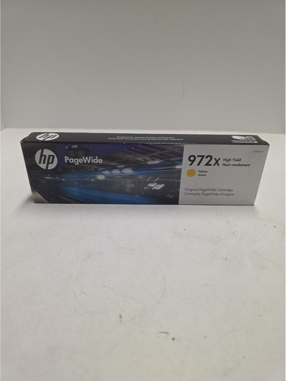 Genuine HP 972X Yellow High Yield PageWide Ink NEW SEALED Exp 9/25